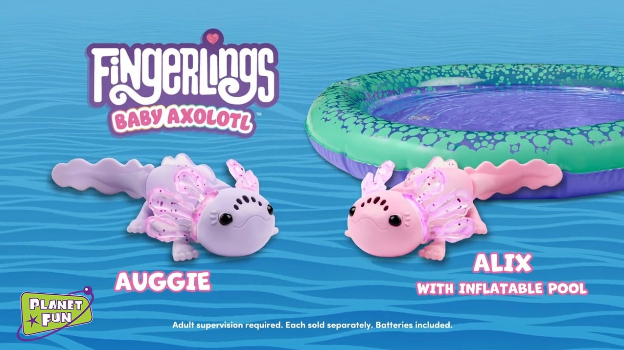 New Fingerlings Baby Axolotls