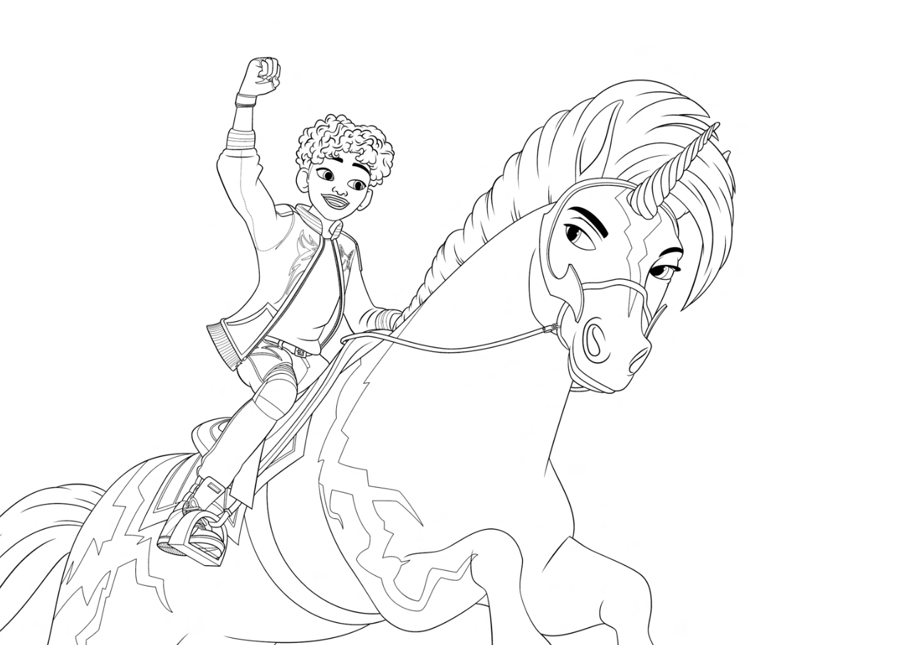 Unicorn Academy Colouring Sheets – Rory & Storm